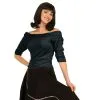 SOCK HOP TOP BLACK -Magic Costume World fm61926