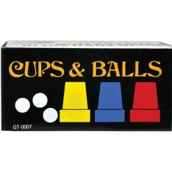 CUPS AND BALLS PLASTIC