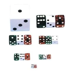 DICE 1 INCH RED