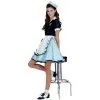 CAR HOP GIRL COSTUME ADULT 2 CAR HOP GIRL COSTUME ADULT -Magic Costume World ru15917
