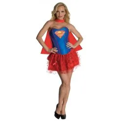 SUPERGIRL ADULT FLIRTY LG