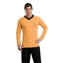 STAR TREK CLASSIC GLD SHIRT MD