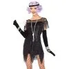 FLAPPER FOXTROT FLIRT BLACK SM -Magic Costume World ua85568 1