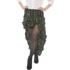 STEAM PUNK SKIRT AD GREEN XL