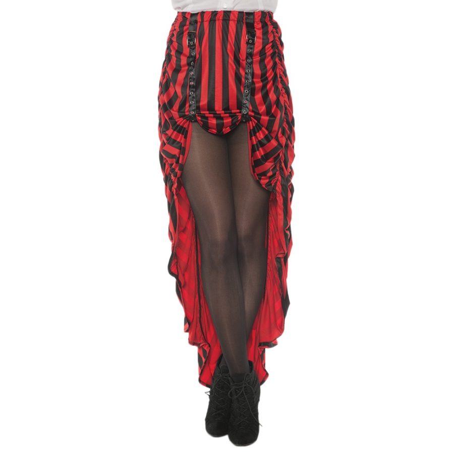 STEAM PUNK SKIRT AD RED/BLACK 3 STEAM PUNK SKIRT AD RED/BLACK