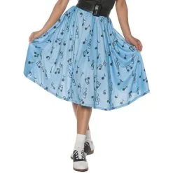 50'S MUSICAL NOTE SKIRT AD SM